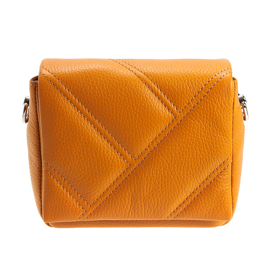 Женская сумка Dr. Koffer из натуральной кожи оранжевая