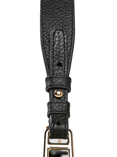 Женская сумка Dr. Koffer из натуральной кожи черная