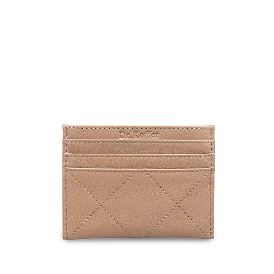 Кредитница Dr.Koffer из натуральной кожи бежевая