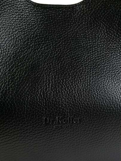 Женская сумка Dr.Koffer из натуральной кожи черная