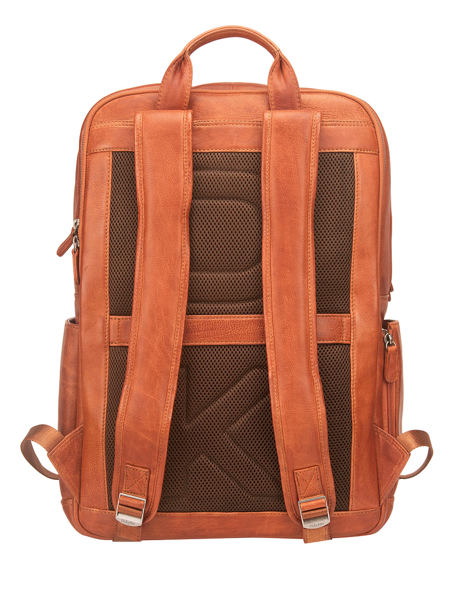 Рюкзак Dr. Koffer из натуральной кожи коричневый