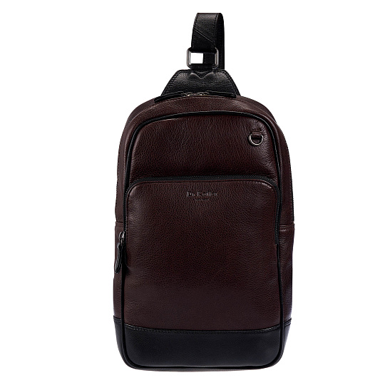 Рюкзак Dr.Koffer из натуральной кожи темно-коричневый