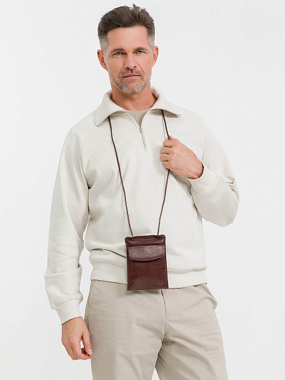 Нагрудный кошелек дорожный Dr.Koffer из натуральной кожи