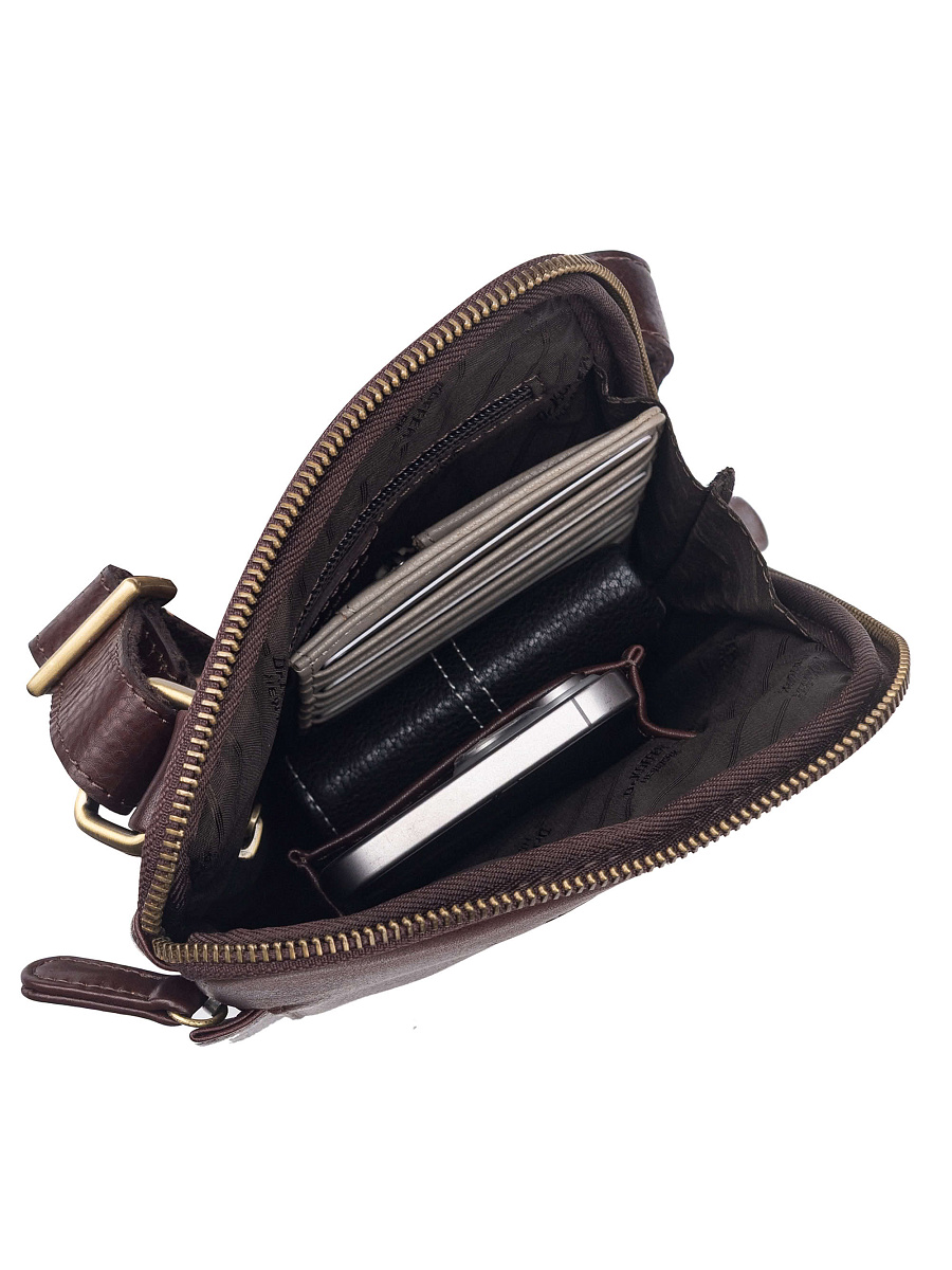 Рюкзак Dr. Koffer из натуральной кожи коричневый