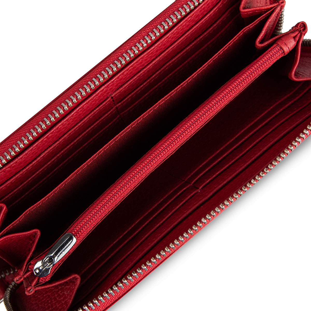 Портмоне Dr.Koffer из натуральной кожи красное