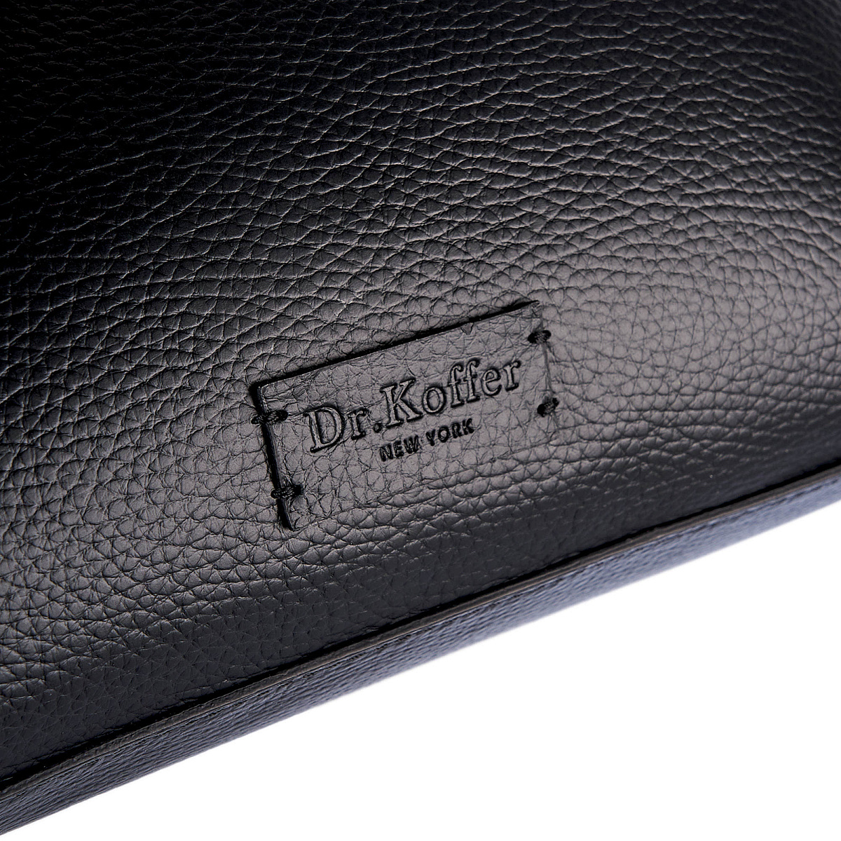 Женская сумка Dr. Koffer из натуральной кожи черная