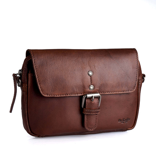 Женская сумка Dr.Koffer из натуральной кожи светло-коричневая