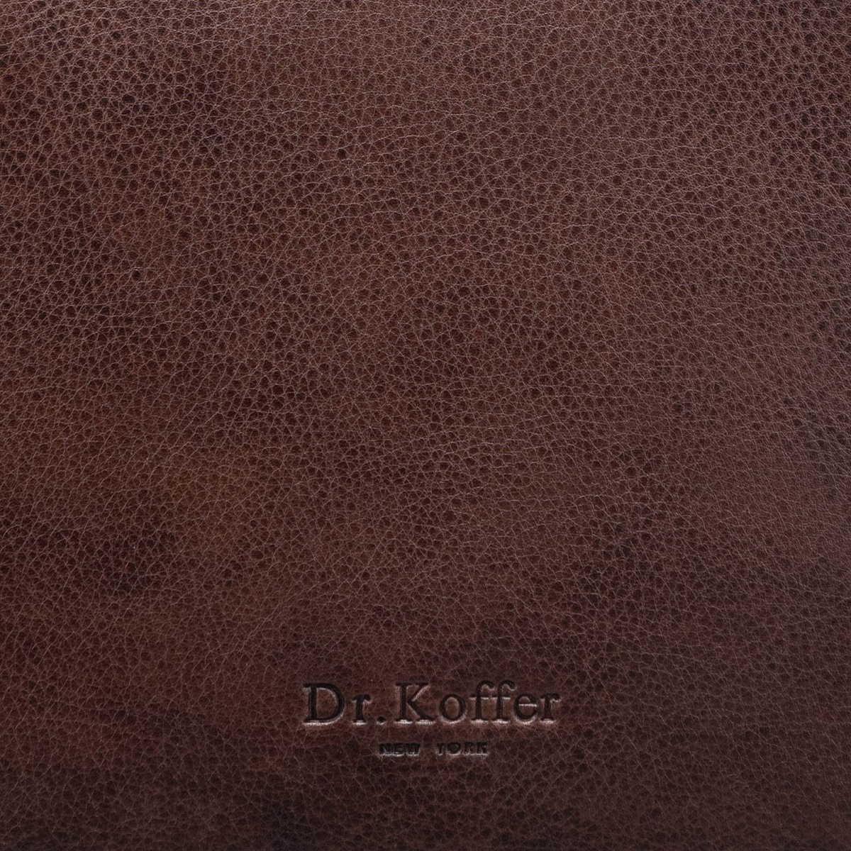 Женская сумка Dr.Koffer из натуральной кожи коричневая