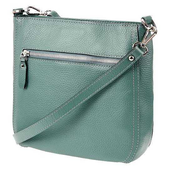 Женская сумка Dr. Koffer из натуральной кожи зеленая