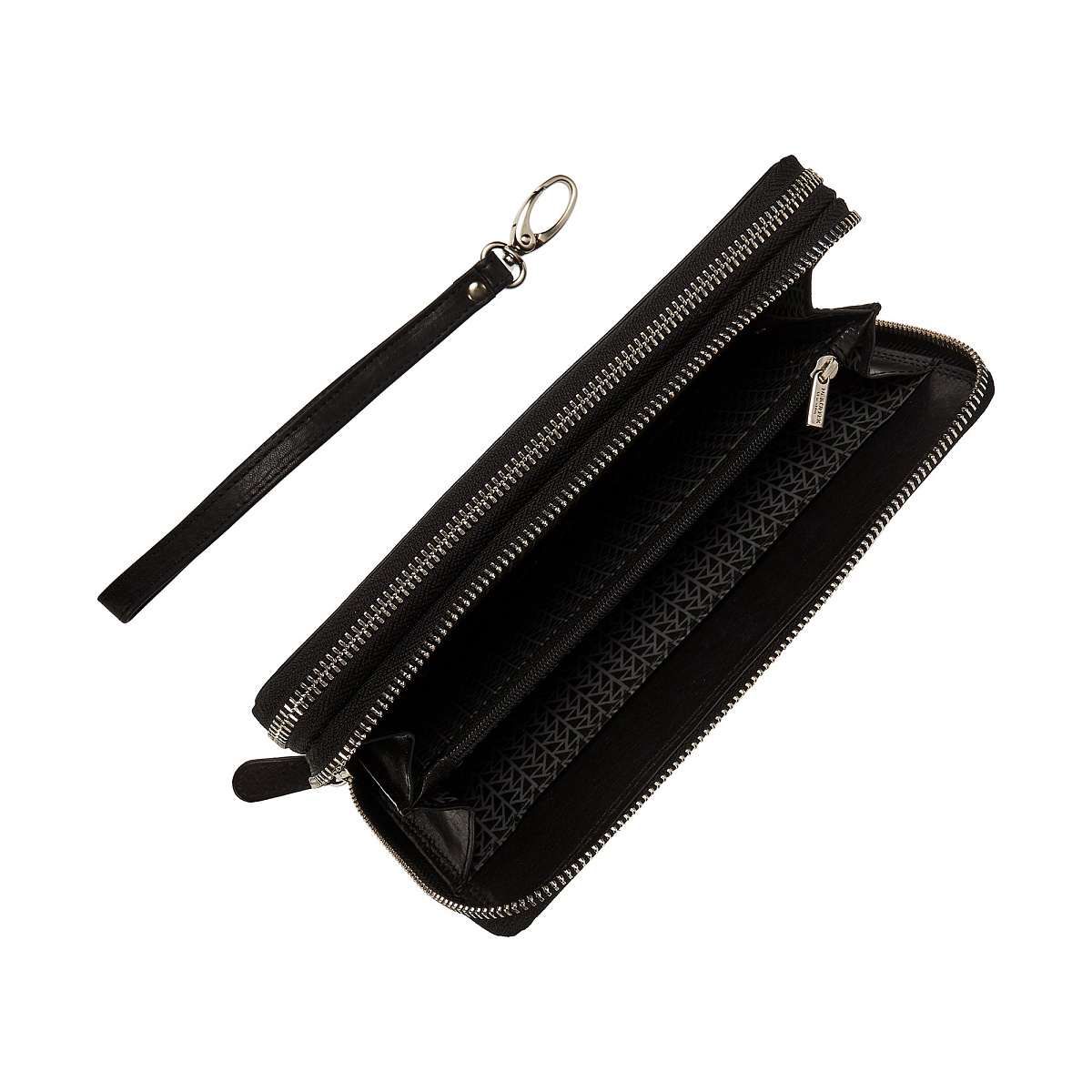 Портмоне Dr.Koffer из натуральной кожи черное