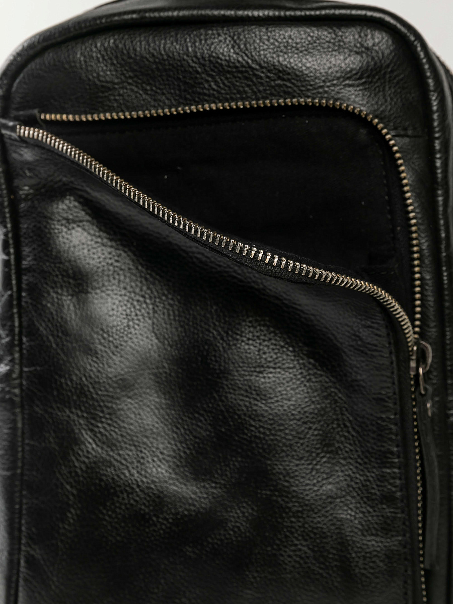 Рюкзак Dr.Koffer из натуральной кожи черный