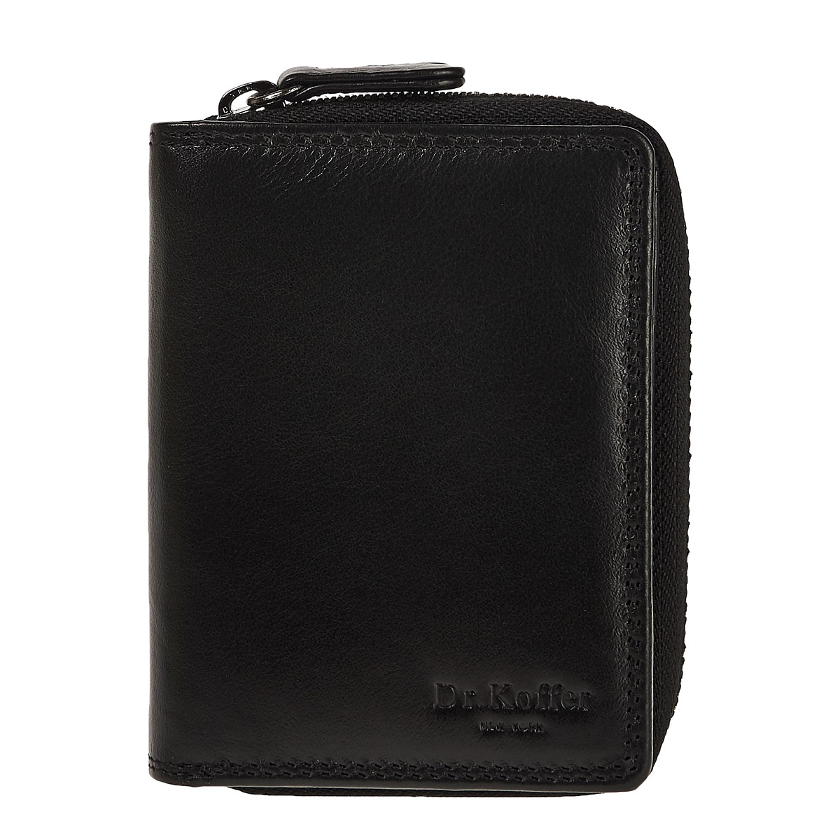 Портмоне Dr.Koffer из натуральной кожи черное