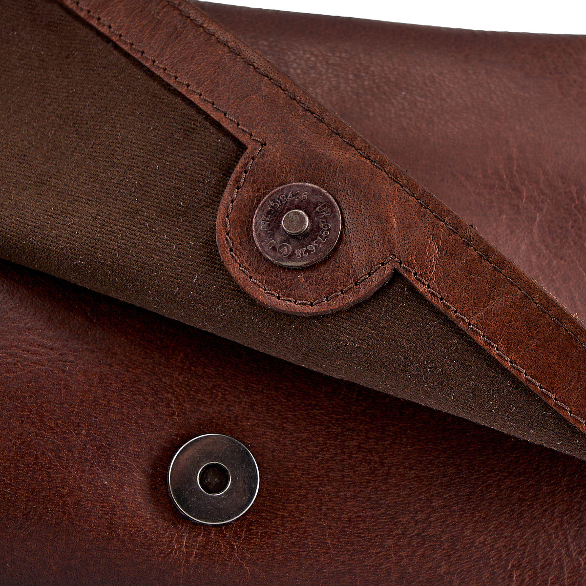 Сумка через плечо Dr.Koffer из натуральной кожи коричневая