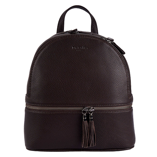 Рюкзак Dr.Koffer из натуральной кожи темно-коричневый