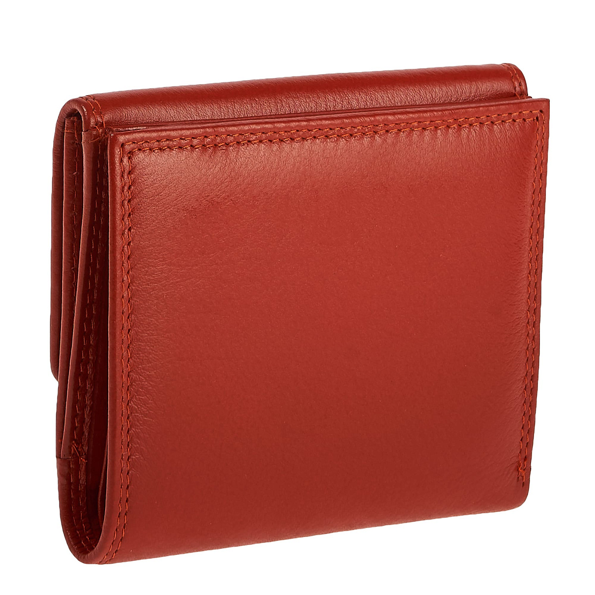 Портмоне Dr.Koffer из натуральной кожи оранжевое