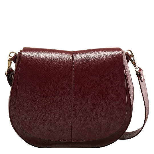 Женская сумка  Dr. Koffer из натуральной кожи фиолетовая