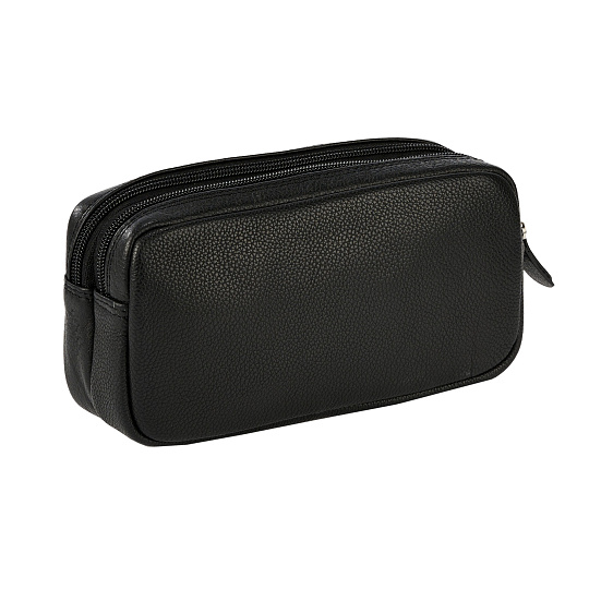 Несессер Dr. Koffer из натуральной кожи черный