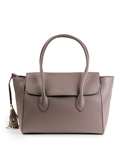 Женская сумка Dr.Koffer из натуральной кожи пыльная роза