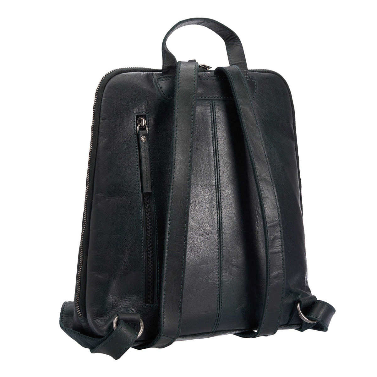 Рюкзак Dr.Koffer из натуральной кожи зеленый