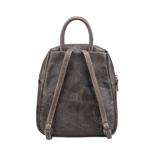 Рюкзак Dr.Koffer из натуральной кожи серый