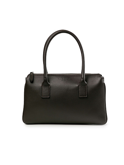 Женская сумка Dr.Koffer из натуральной кожи темно-коричневая