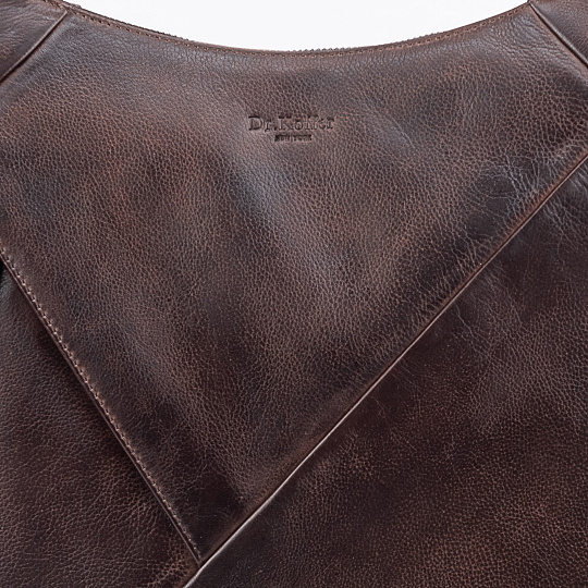 Женская сумка Dr.Koffer из натуральной кожи коричневая