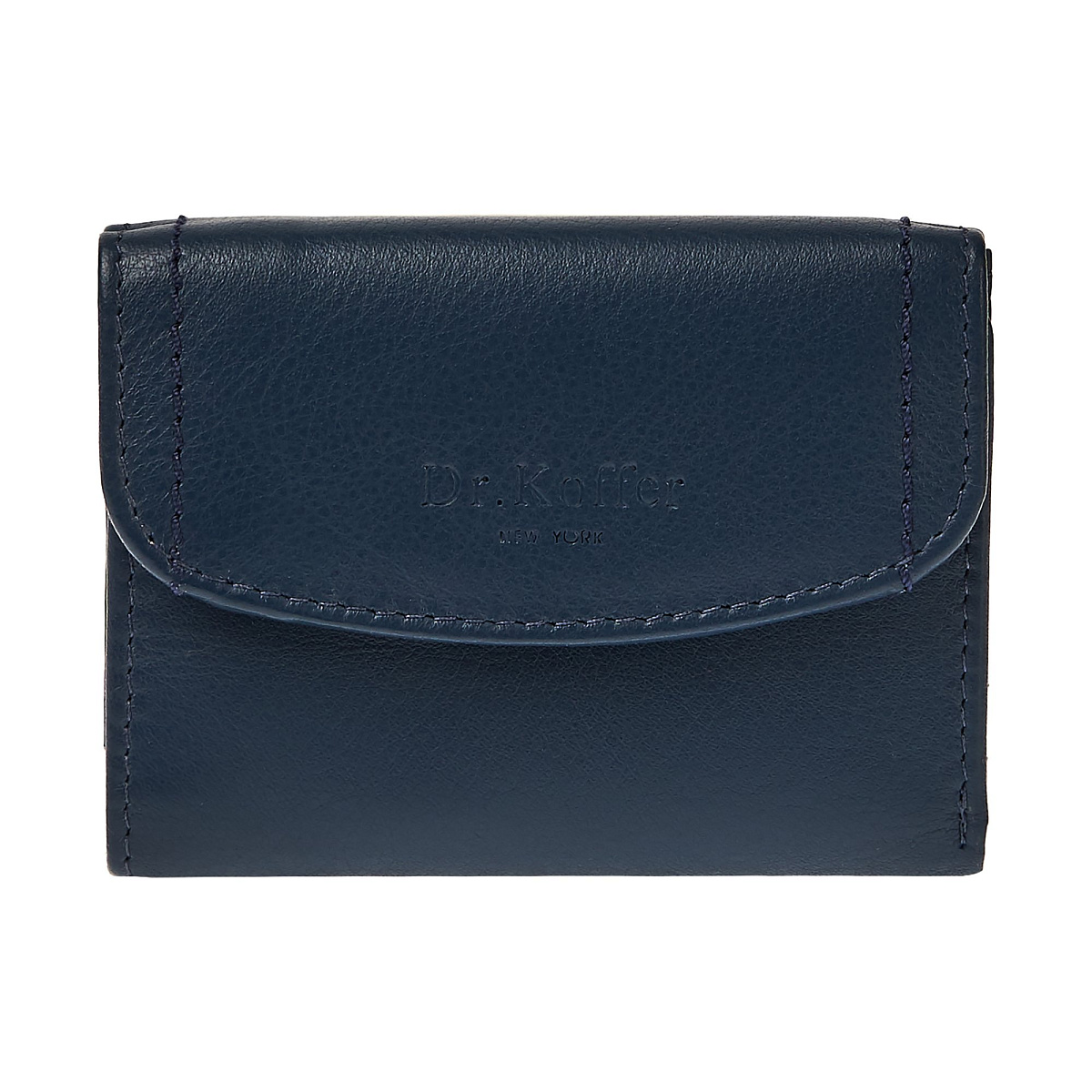 Портмоне Dr.Koffer из натуральной кожи синее