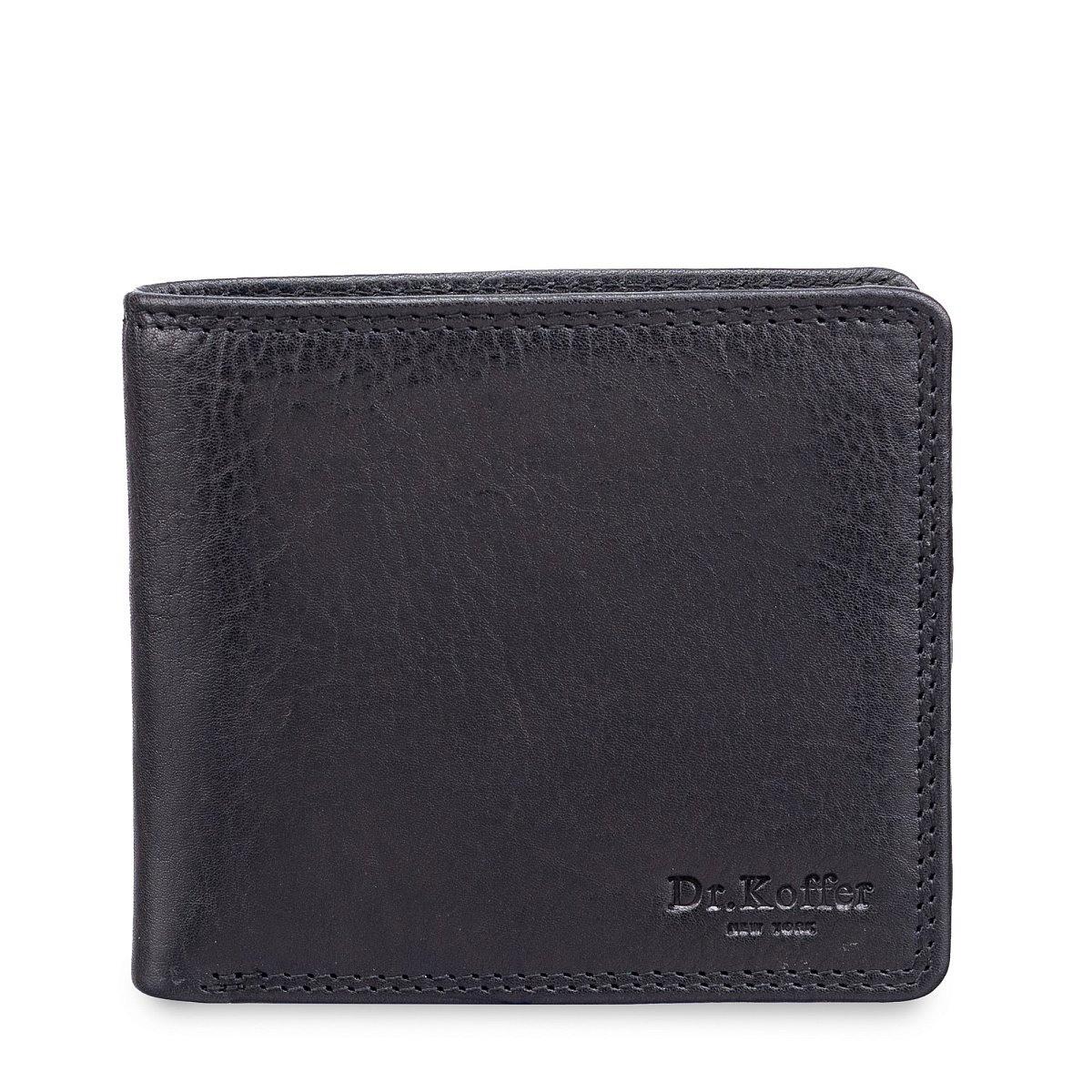 Портмоне Dr.Koffer из натуральной кожи черное