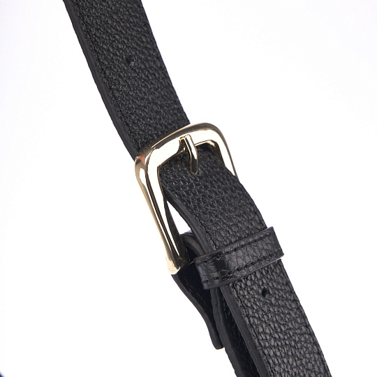 Женская сумка Dr. Koffer из натуральной кожи черная