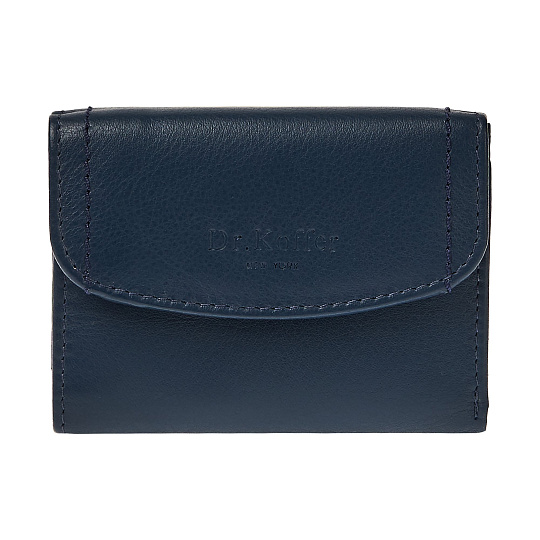 Портмоне Dr.Koffer из натуральной кожи синее