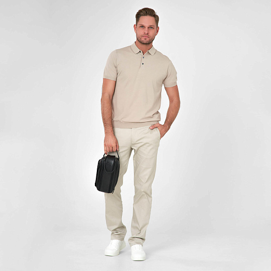 Несессер Dr. Koffer из натуральной кожи черный