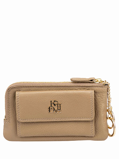 Ключница Dr.Koffer из натуральной кожи бежевая