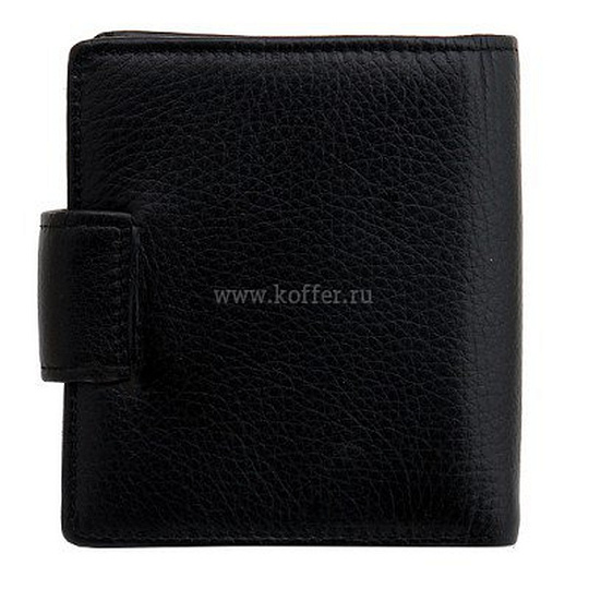 Портмоне Dr.Koffer из натуральной кожи черное