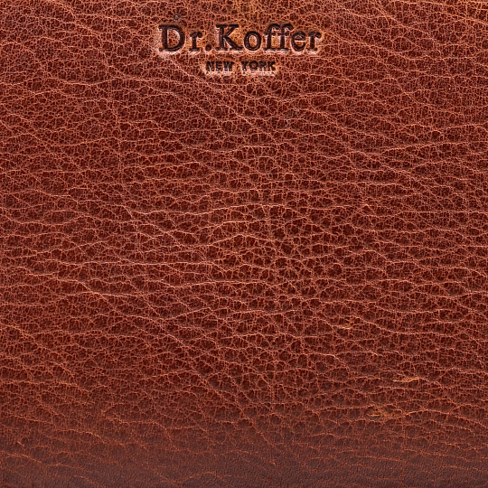 Портмоне Dr.Koffer из натуральной кожи коричневое