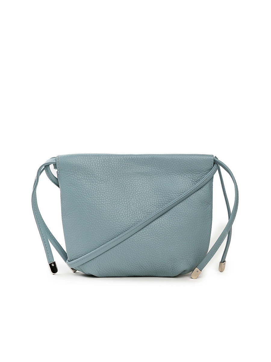 Женская сумка Dr. Koffer из натуральной кожи голубая