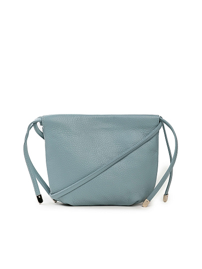 Женская сумка Dr. Koffer из натуральной кожи голубая