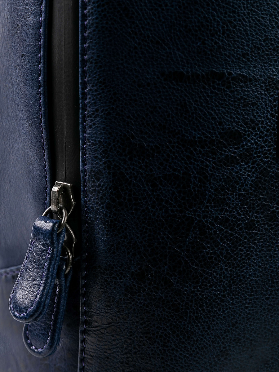 Рюкзак Dr.Koffer из натуральной кожи синий