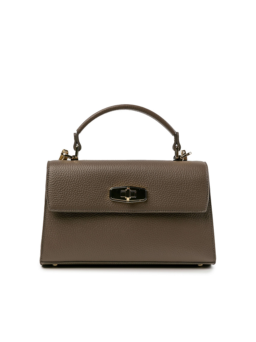 Женская сумка Dr.Koffer из натуральной кожи бежевая