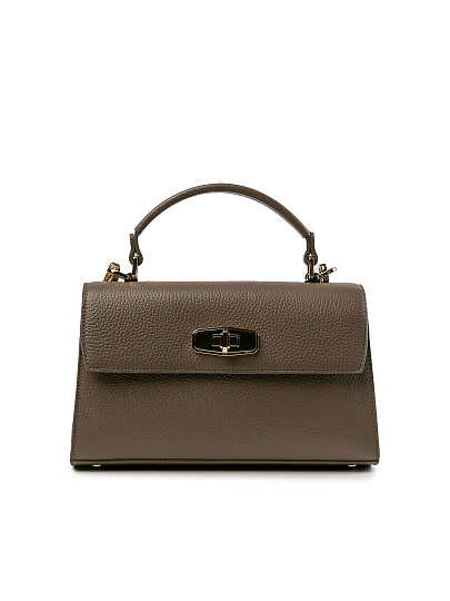 Женская сумка Dr.Koffer из натуральной кожи бежевая