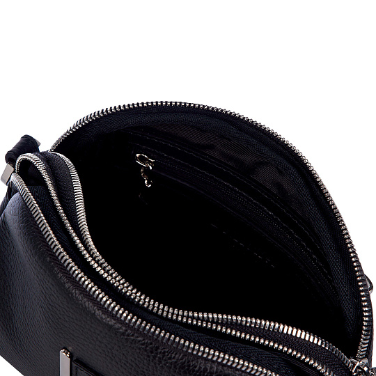 Женская сумка Dr. Koffer из натуральной кожи черная