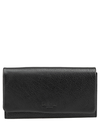 Кошелек Dr.Koffer из натуральной кожи черный