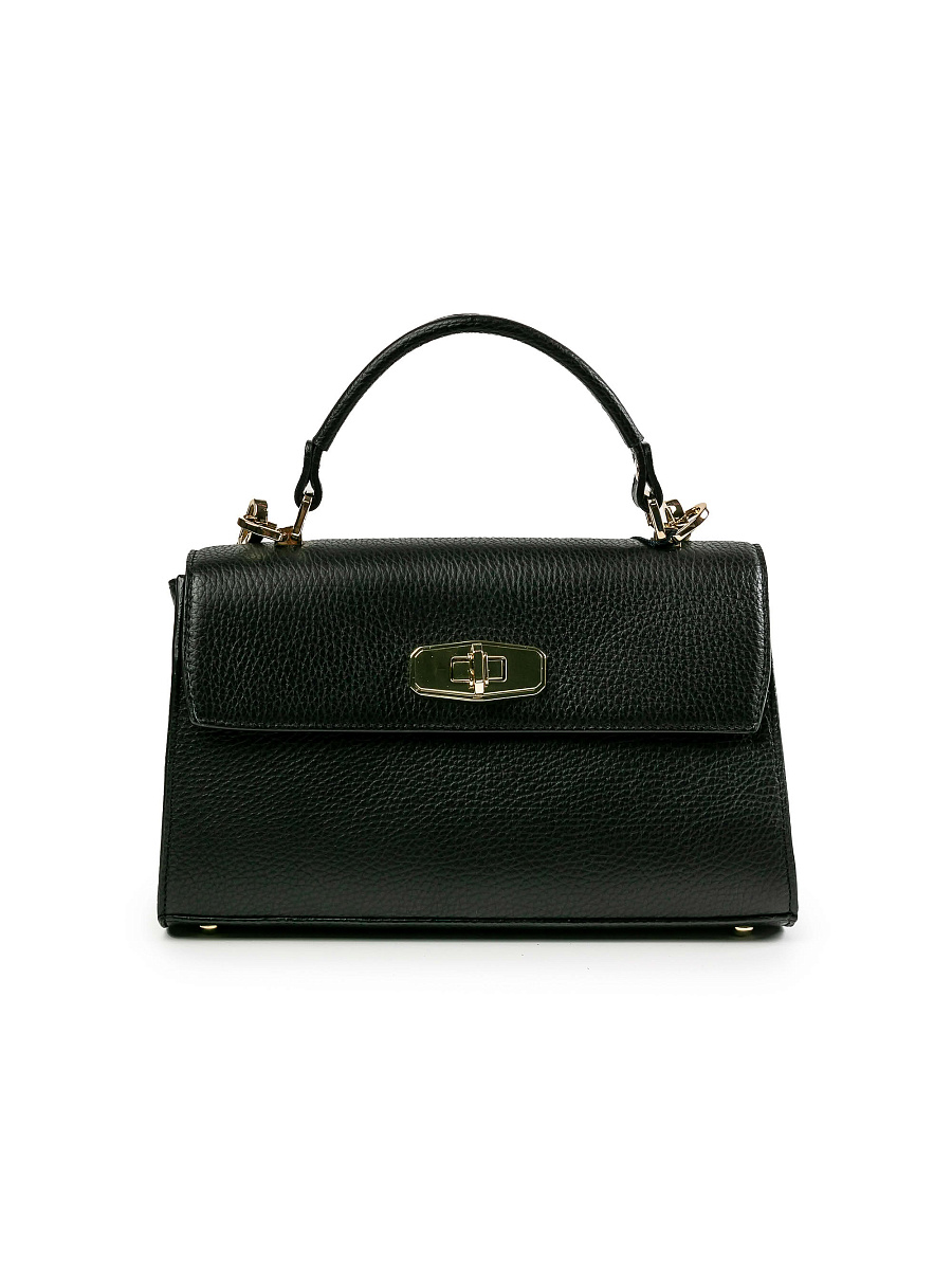 Женская сумка Dr.Koffer из натуральной кожи черная