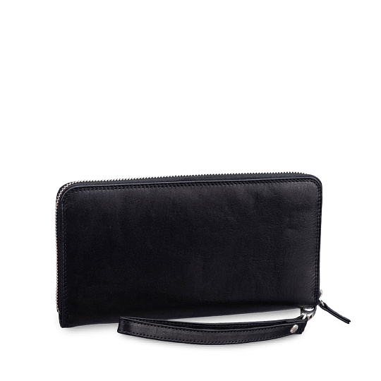 Портмоне Dr.Koffer из натуральной кожи черное