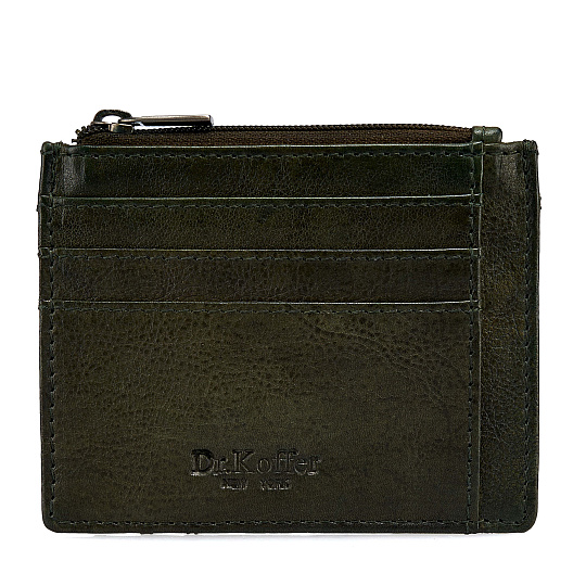 Кредитница Dr.Koffer из натуральной кожи коричневая