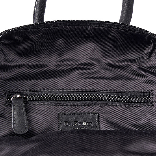 Рюкзак Dr.Koffer из натуральной кожи черный