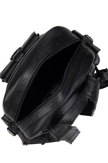 Рюкзак Dr.Koffer из натуральной кожи черный