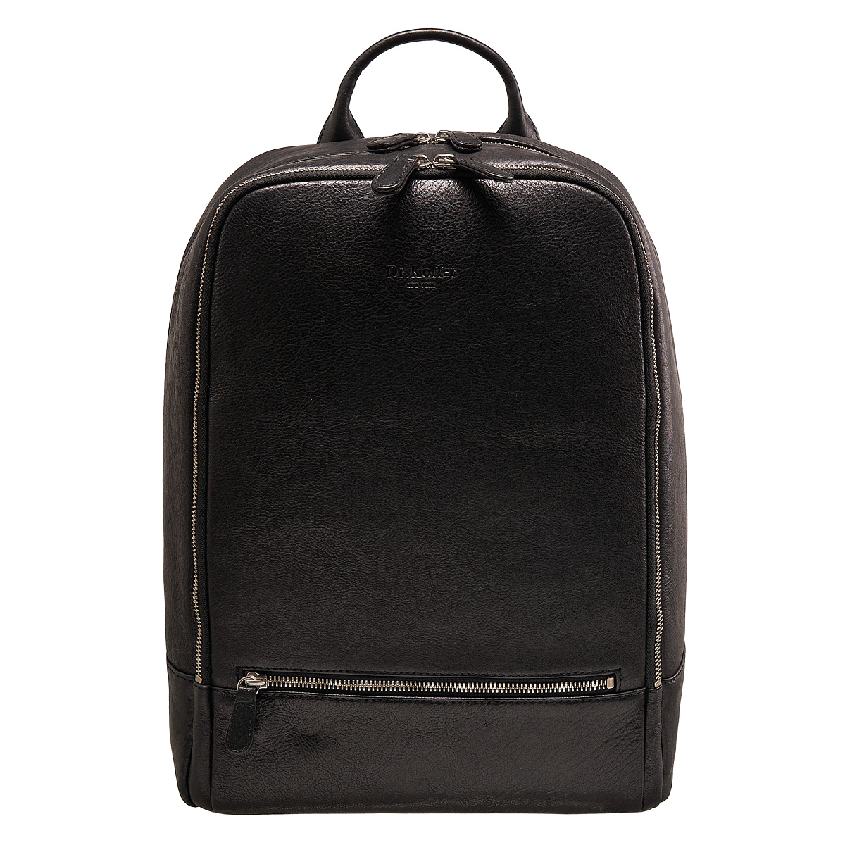 Рюкзак Dr.Koffer из натуральной кожи черный