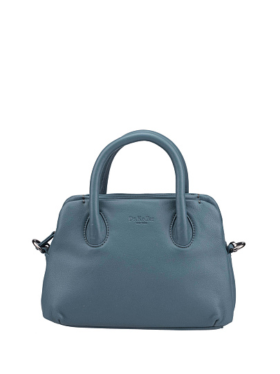 Женская сумка Dr.Koffer из натуральной кожи голубая