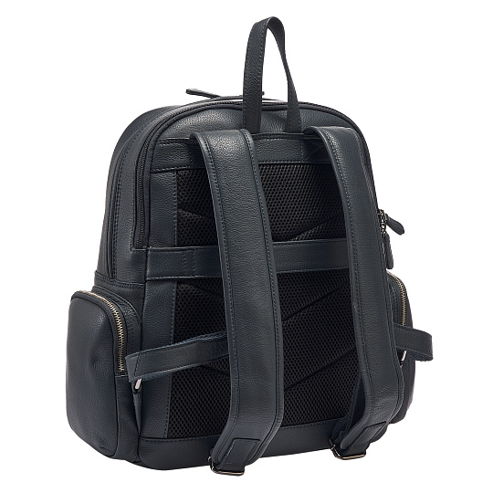 Рюкзак Dr.Koffer из натуральной кожи синий