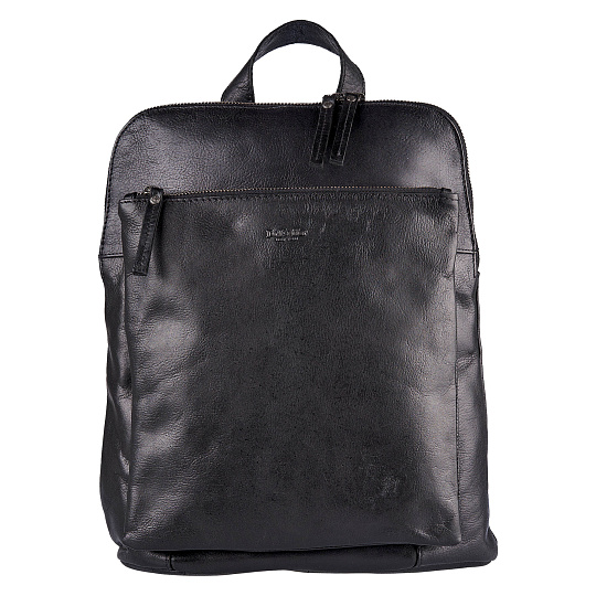Рюкзак Dr.Koffer из натуральной кожи черный